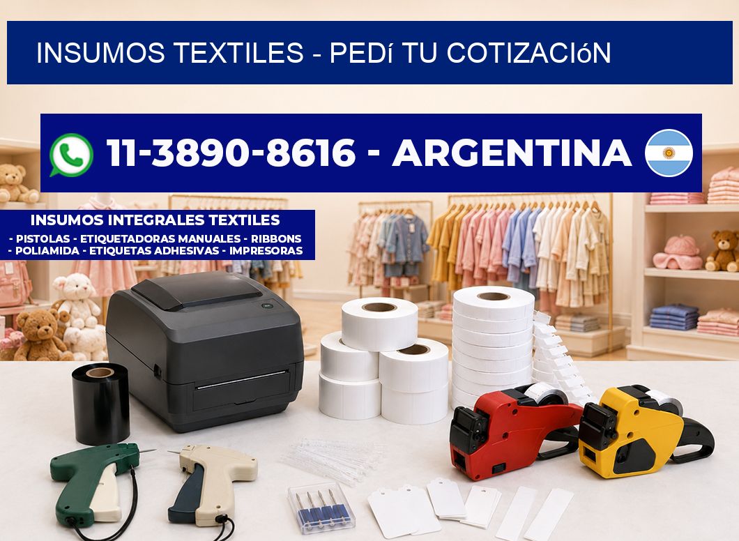 INSUMOS TEXTILES – Pedí tu cotización