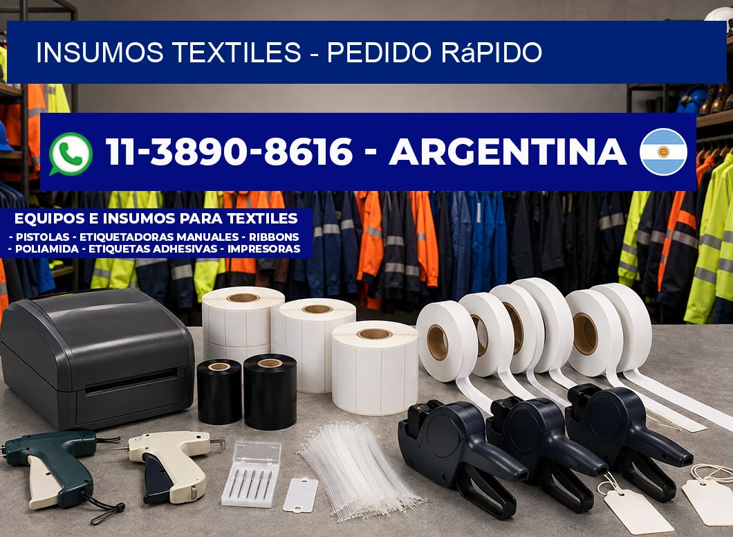 INSUMOS TEXTILES - Pedido rápido