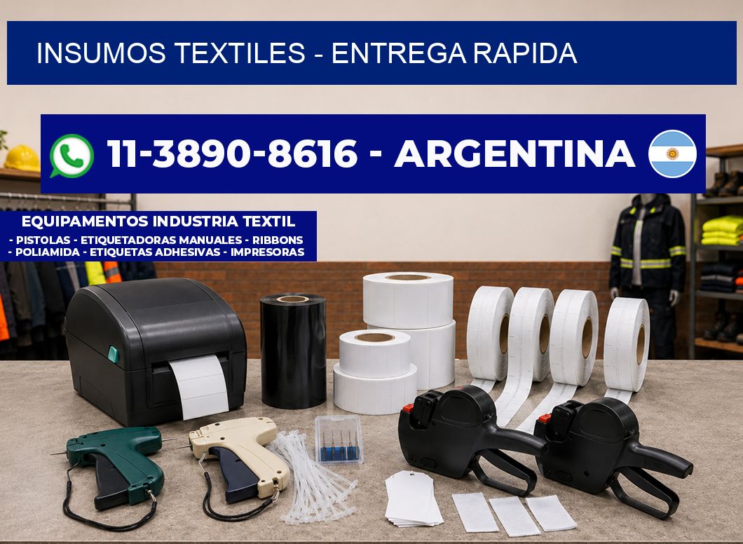 INSUMOS TEXTILES – entrega rapida