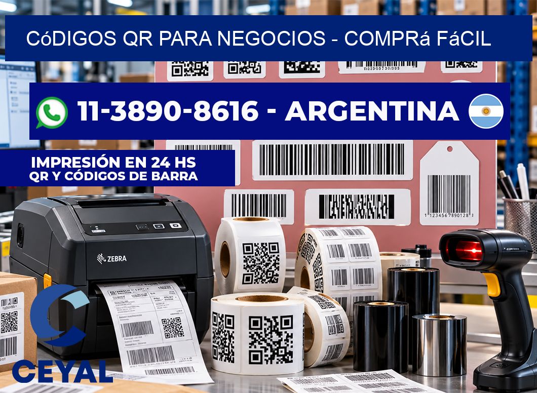 Códigos QR para Negocios – Comprá fácil