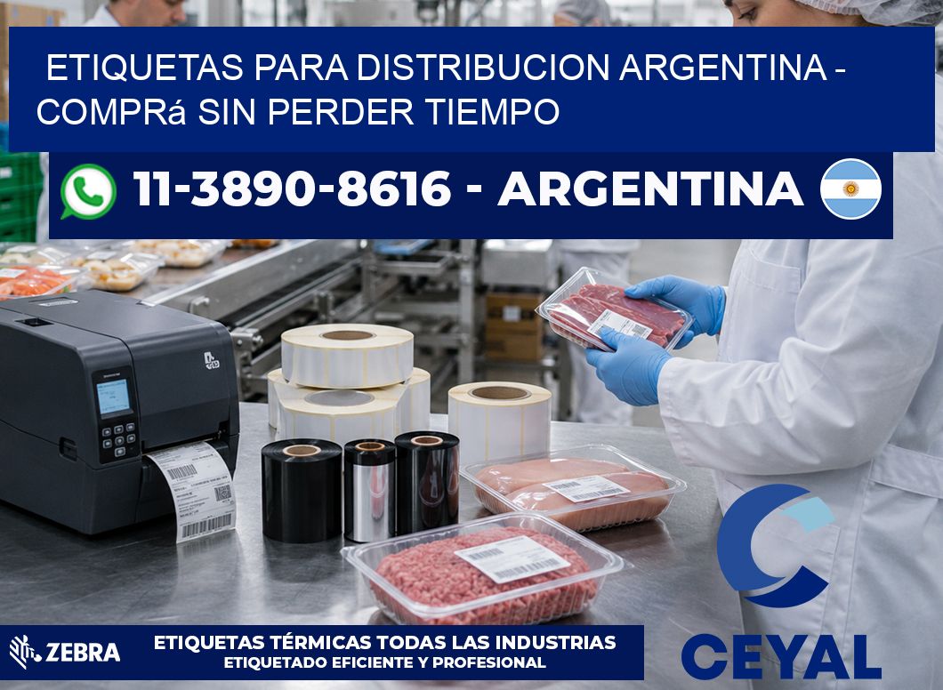 ETIQUETAS PARA DISTRIBUCION ARGENTINA - Comprá sin perder tiempo
