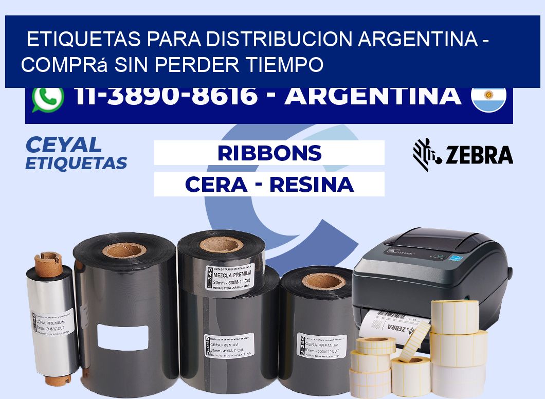 ETIQUETAS PARA DISTRIBUCION ARGENTINA - Comprá sin perder tiempo