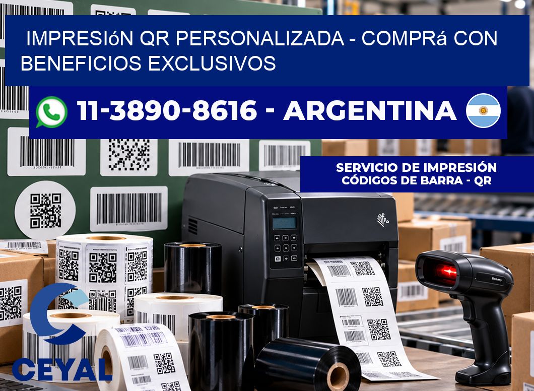 Impresión QR Personalizada - Comprá con beneficios exclusivos