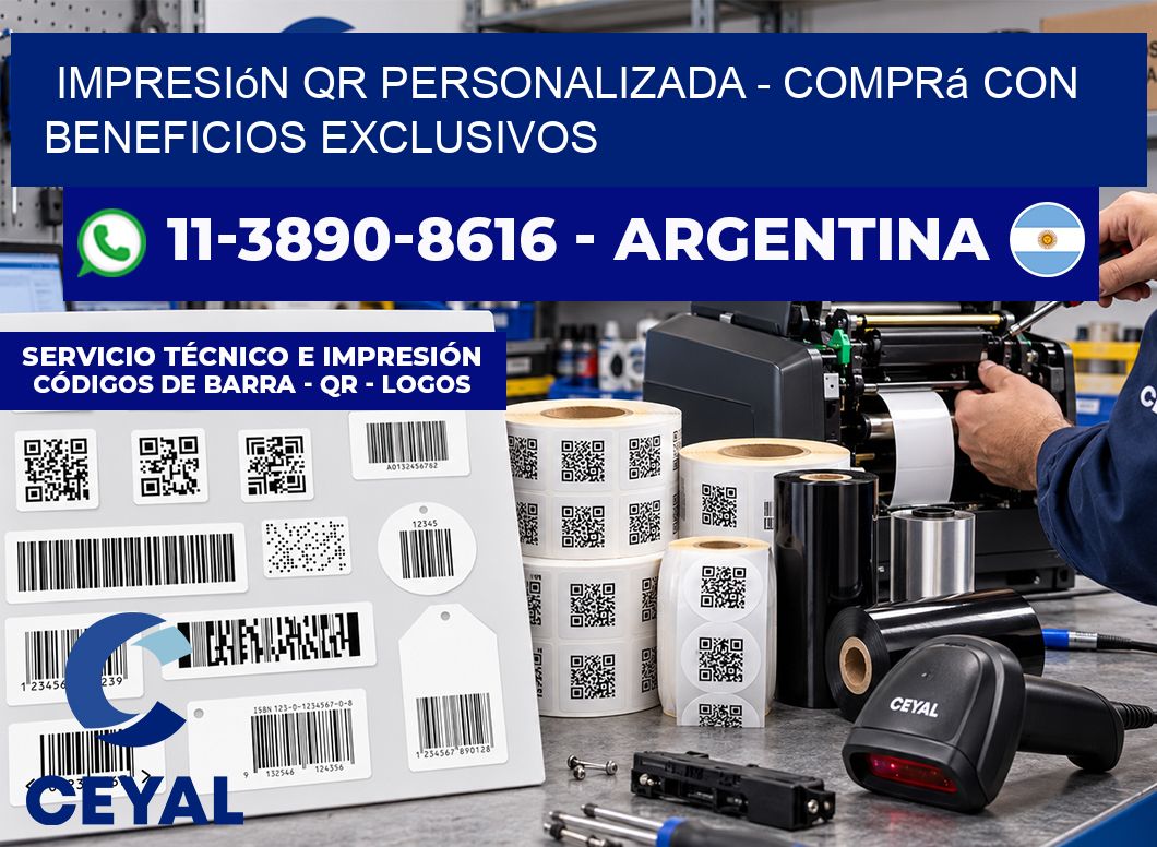 Impresión QR Personalizada – Comprá con beneficios exclusivos