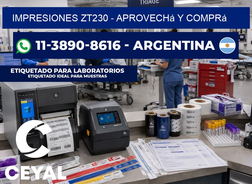 Impresiones ZT230 - Aprovechá y comprá
