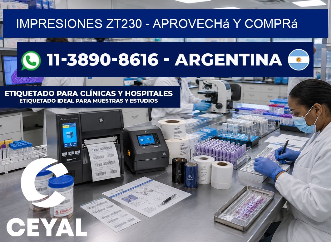 Impresiones ZT230 - Aprovechá y comprá