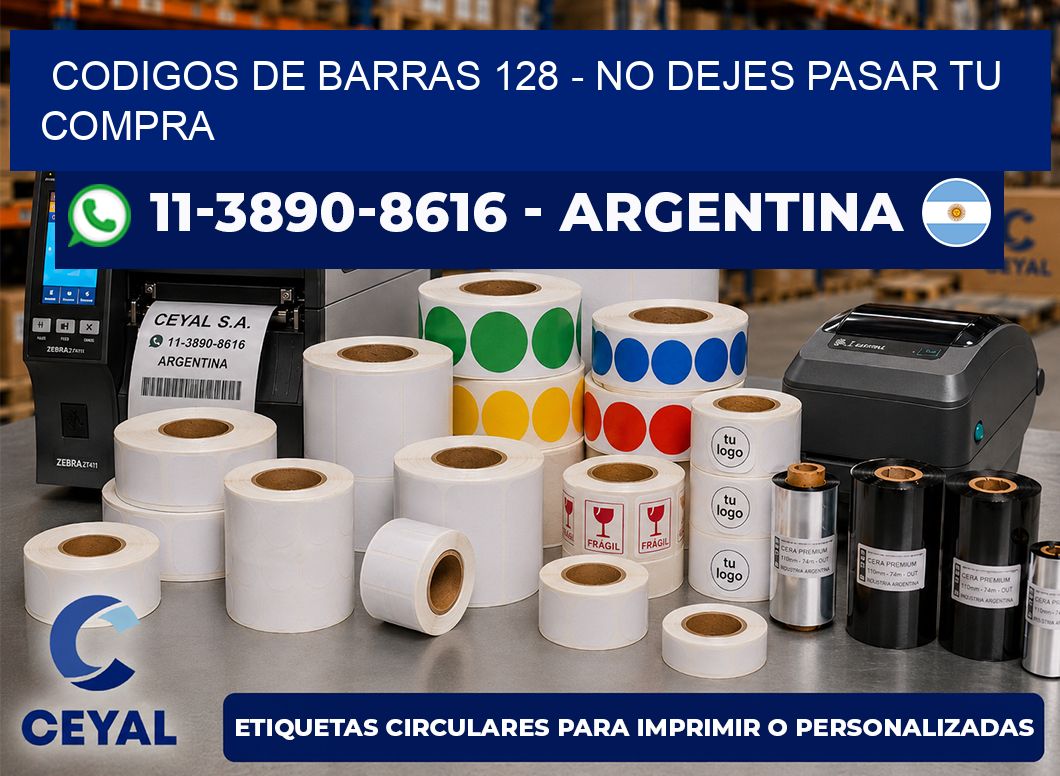 codigos de barras 128 - No dejes pasar tu compra