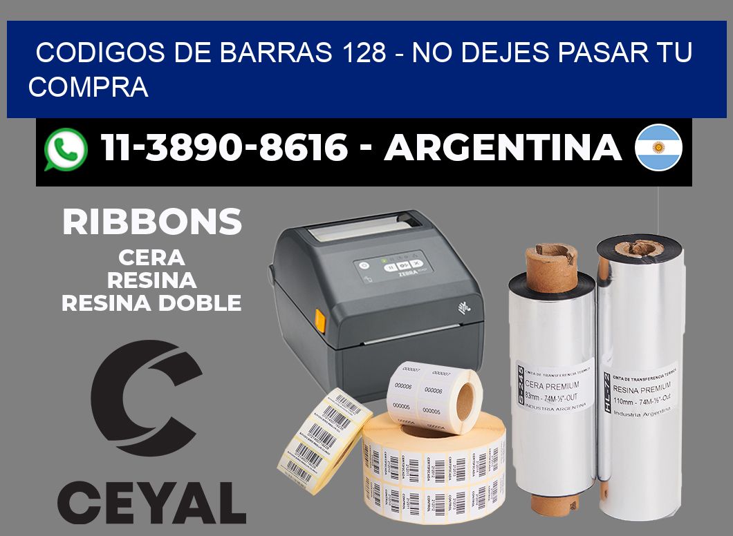 codigos de barras 128 - No dejes pasar tu compra