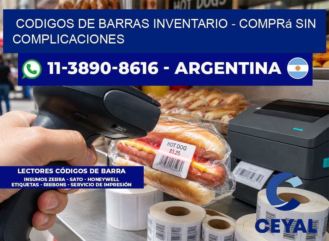 codigos de barras inventario - Comprá sin complicaciones