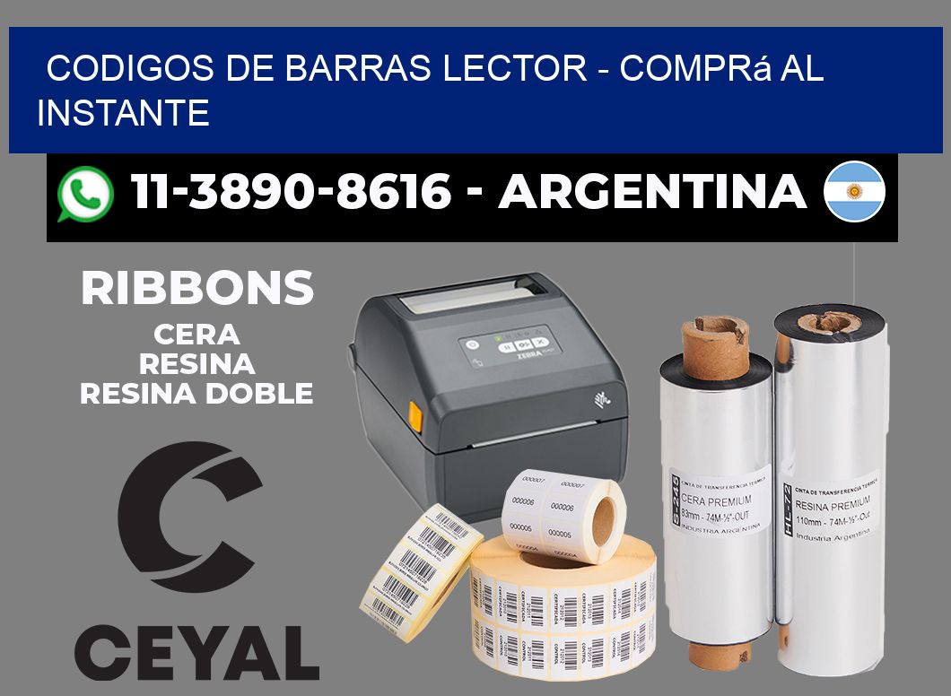 codigos de barras lector - Comprá al instante