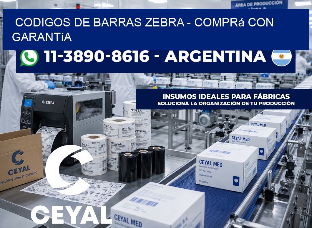codigos de barras zebra - Comprá con garantía