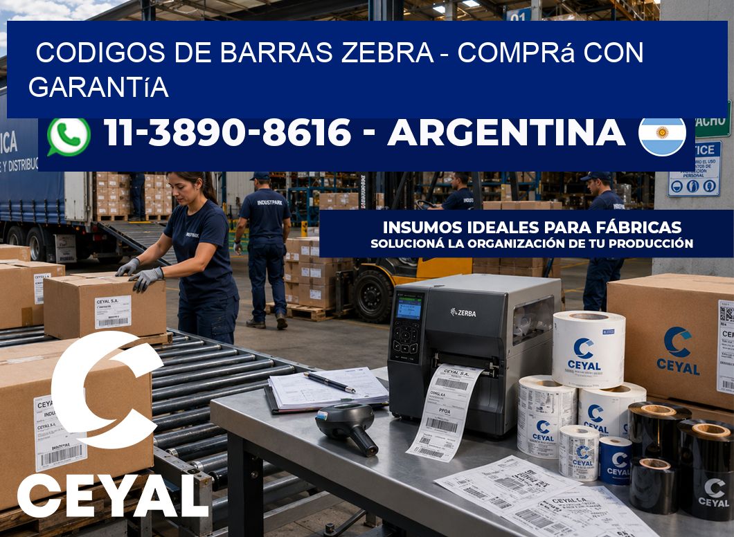 codigos de barras zebra – Comprá con garantía
