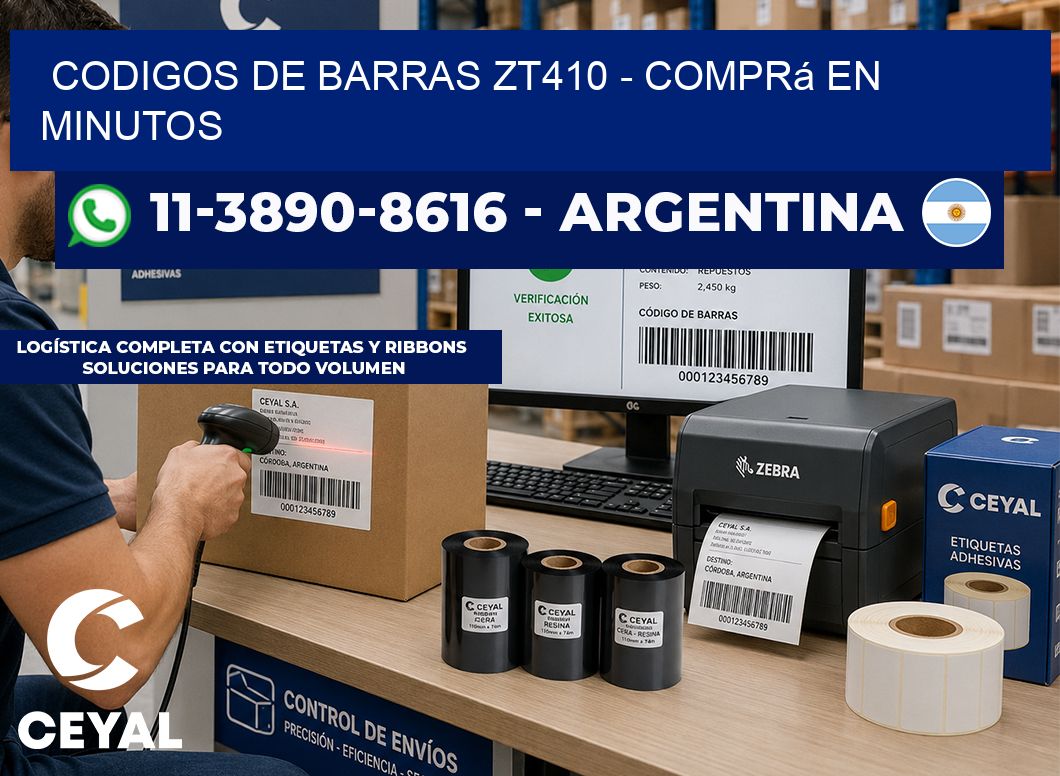 codigos de barras zt410 - Comprá en minutos