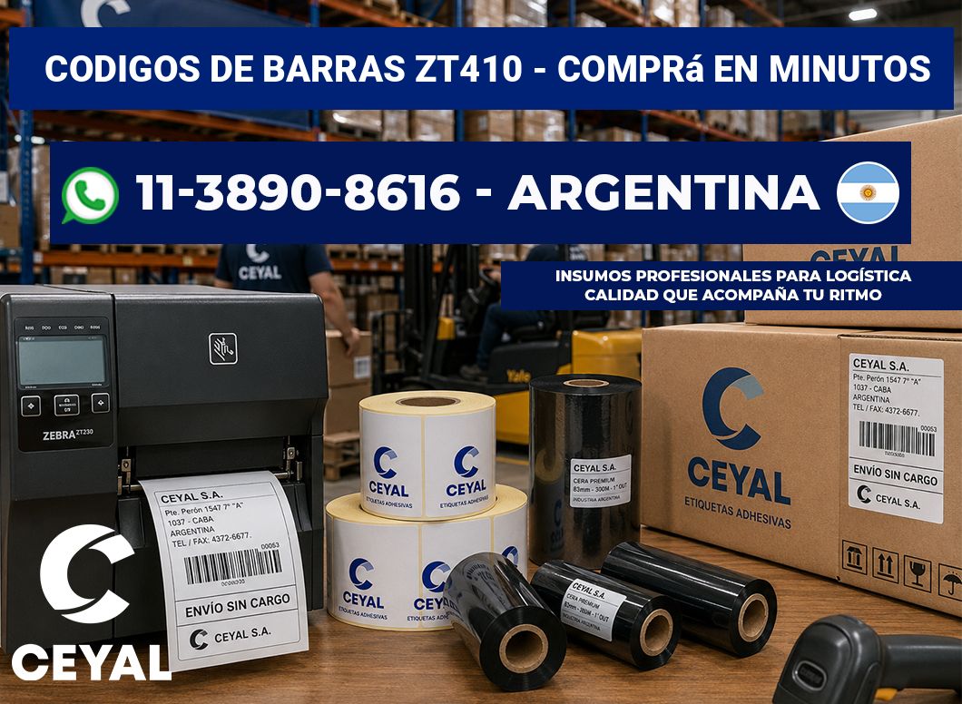 codigos de barras zt410 – Comprá en minutos