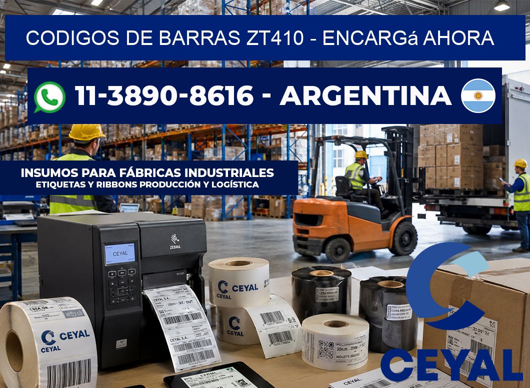 codigos de barras zt410 – Encargá ahora