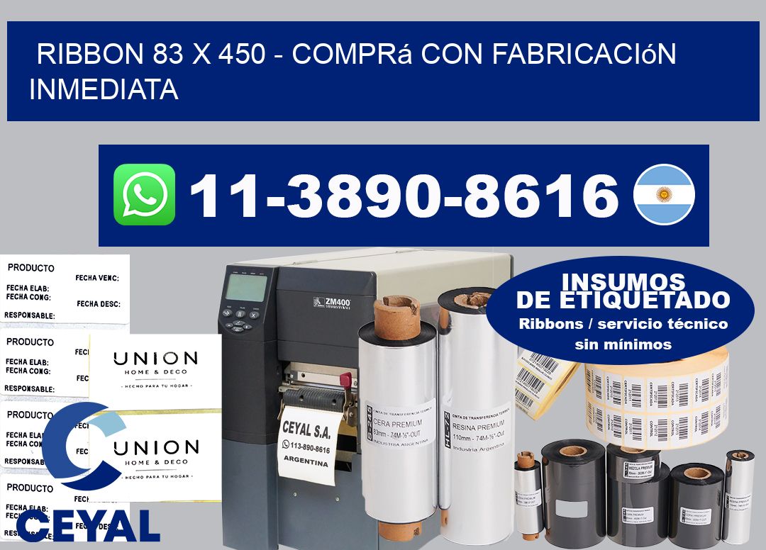 ribbon 83 x 450 - Comprá con fabricación inmediata