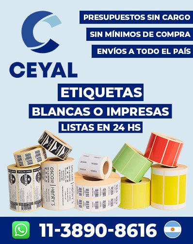 ETIQUETADO TÉRMICO BALANZAS - Comprá con stock permanente