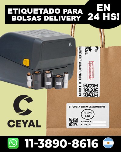 Etiquetado para Industrias Argentinas ZONA NORTE