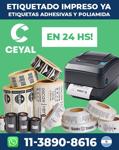 Etiquetas para Pedidos de Ropa Online argentina