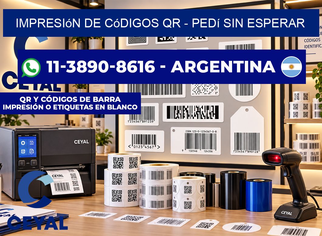 Impresión de Códigos QR – Pedí sin esperar