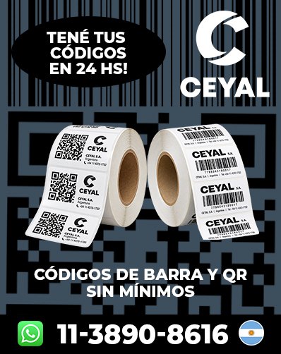 Impresión de Códigos barras - Comprá mejor