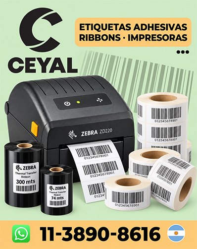 etiquetas  ribbon resina – Pedí tu cotización